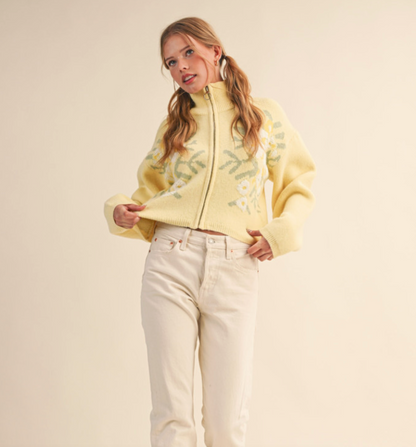 &MERCI SUNBEAM BLOOM SWEATER