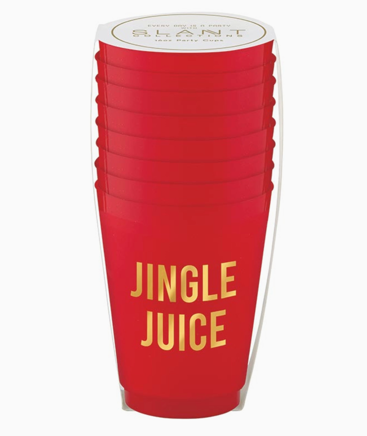 SLANT JINGLE JUICE PLASTIC CUPS