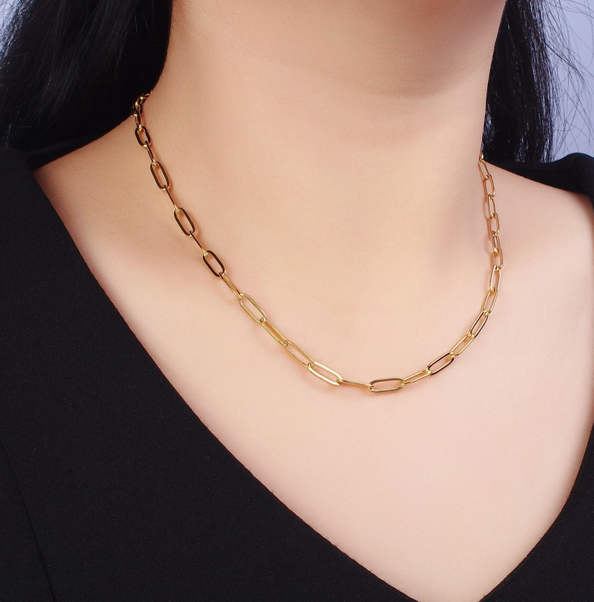 WJW PAPERCLIP NECKLACE