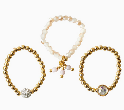 SANTA BARBARA DESIGNS RING BLING STRETCH RING SET