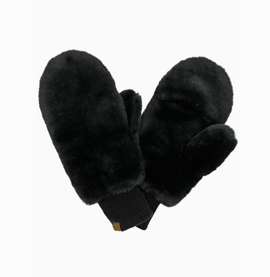 C.C. FUR MITTENS