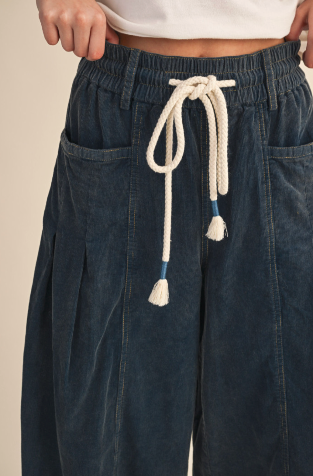 &MERCI BAILEY BARREL PANT