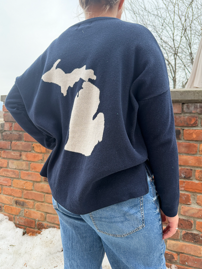 TOWN PRIDE MICHIGAN MITTEN SWEATER