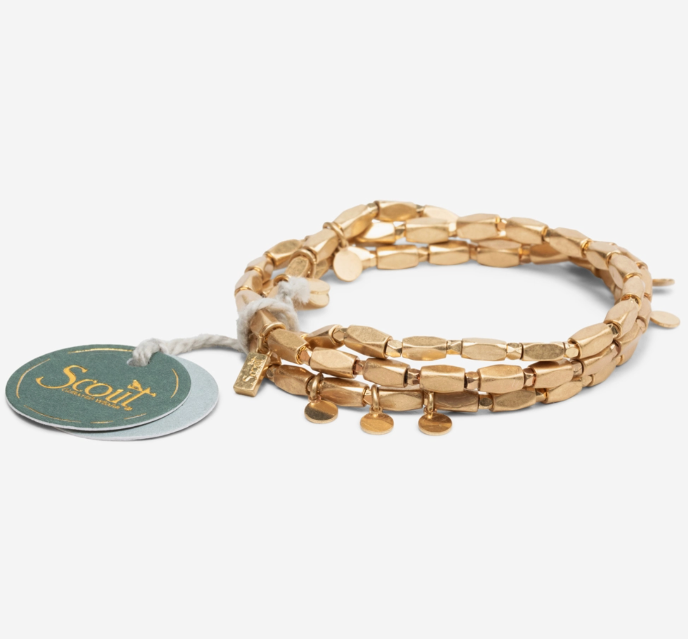 SCOUT MIXED METAL WRAP BRACELET