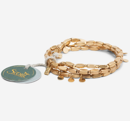 SCOUT MIXED METAL WRAP BRACELET