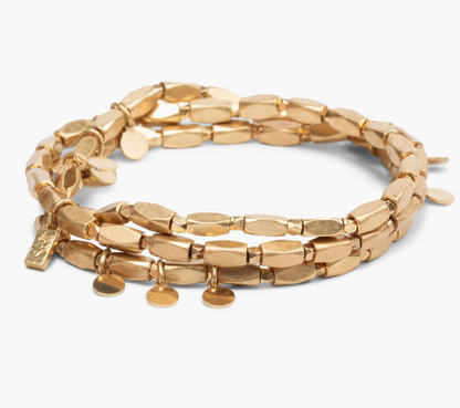 SCOUT MIXED METAL WRAP BRACELET