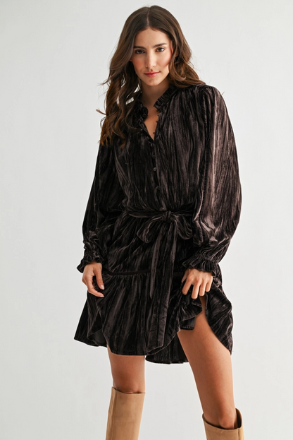 CAMELLIA FUDGE MINI DRESS