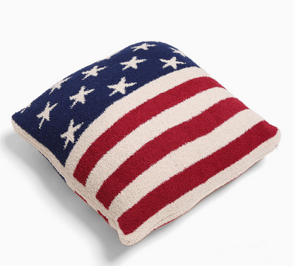FASHION CITY LUXE FLAG CUSHION COVER
