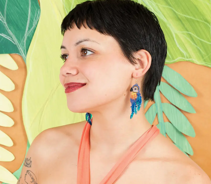 ALTIPLANO PARTY PARROT EARRINGS