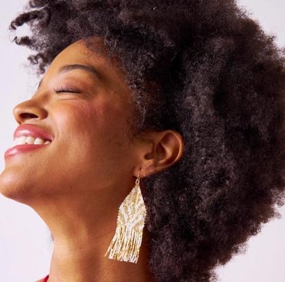 INK + ALLOY DELILAH ZEBRA EARRINGS