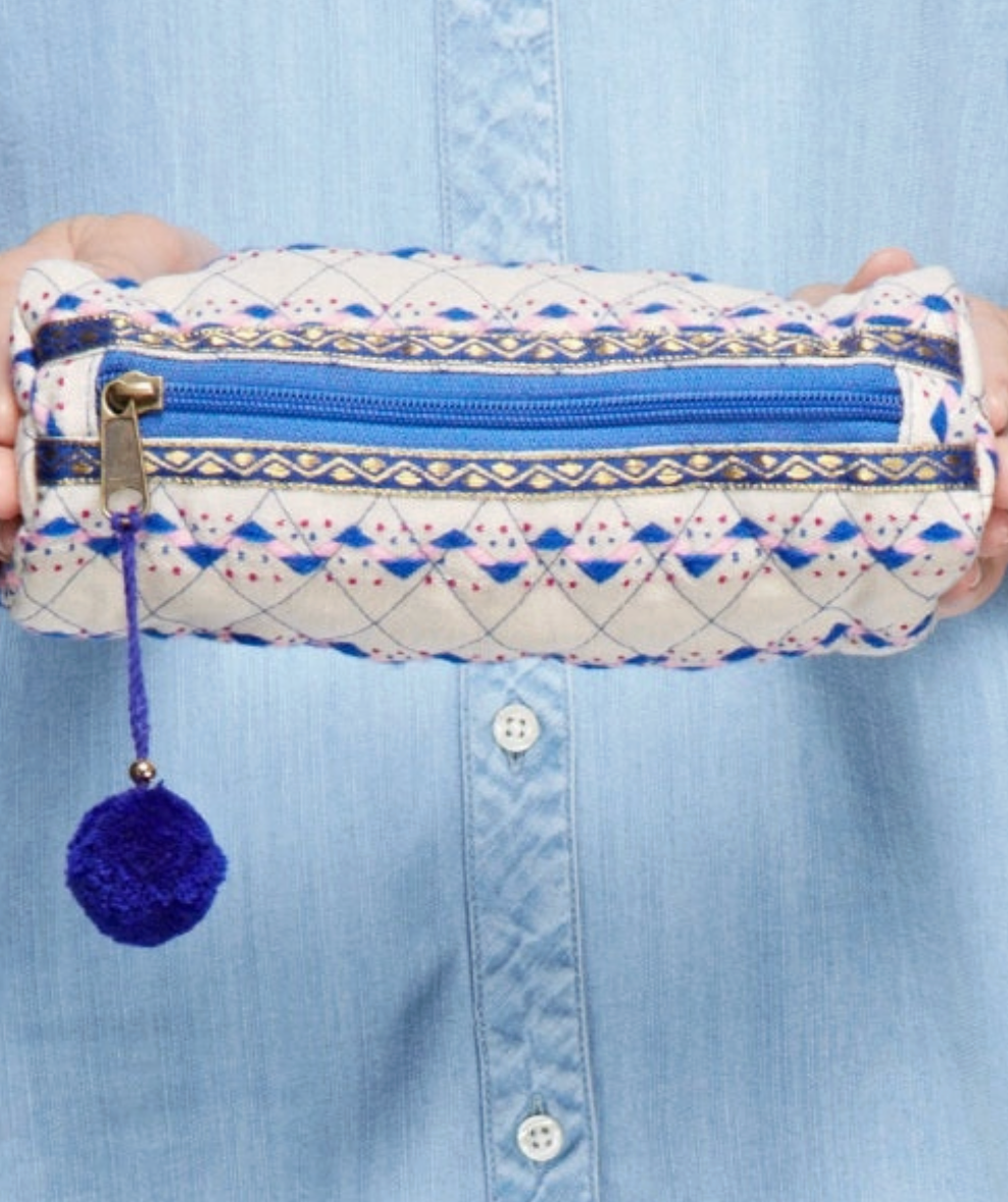 LOVESTITCH HALLIE COSMETIC POUCH
