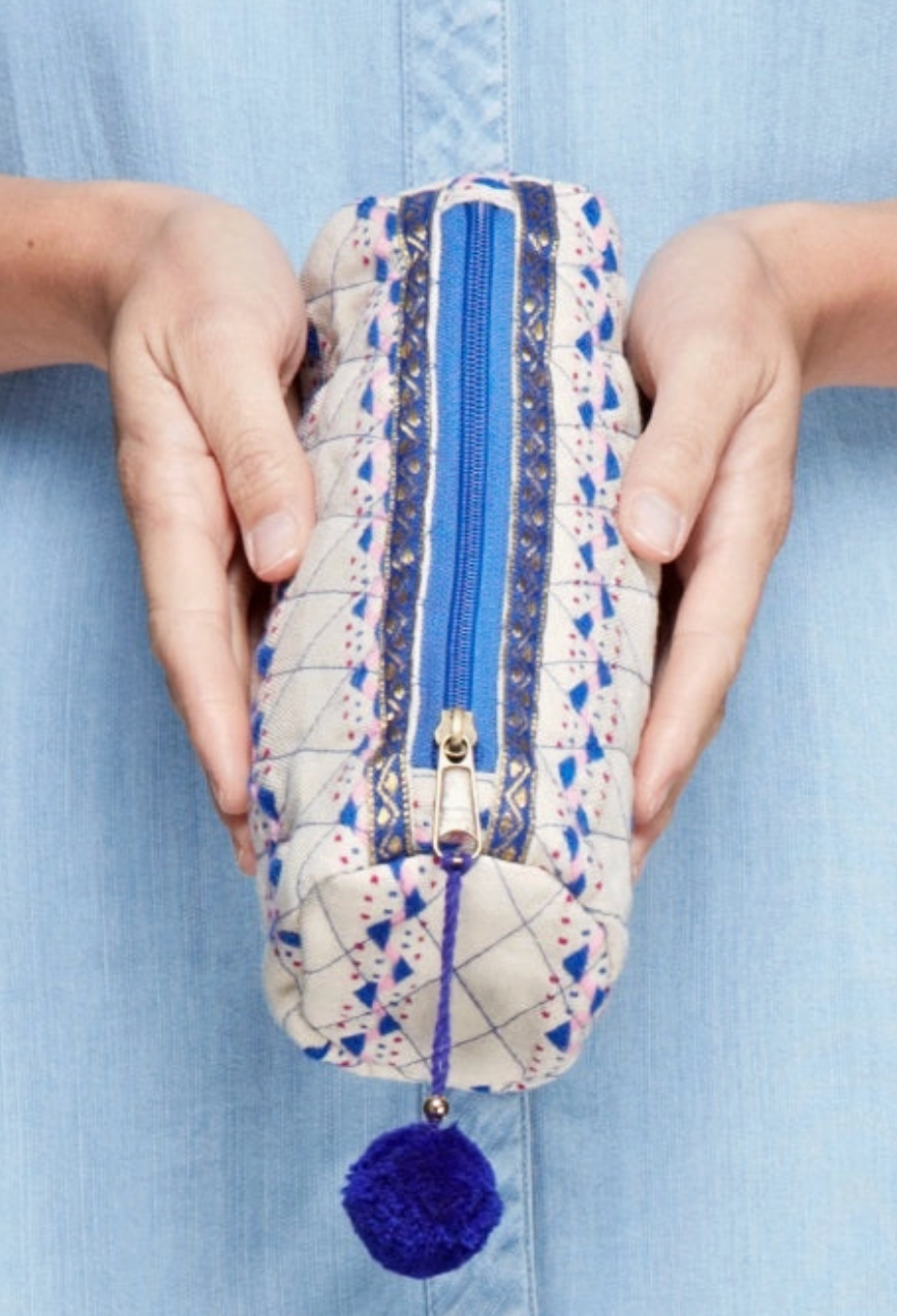 LOVESTITCH HALLIE COSMETIC POUCH