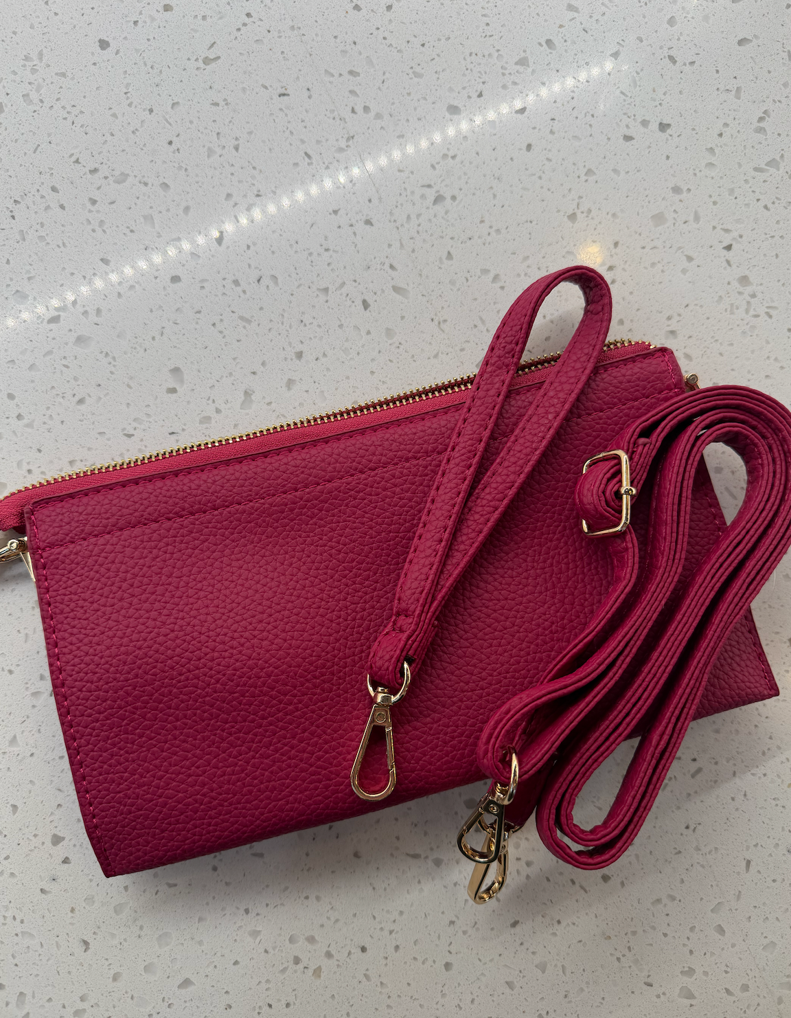 FASHION CITY LEATHER CLUTCH