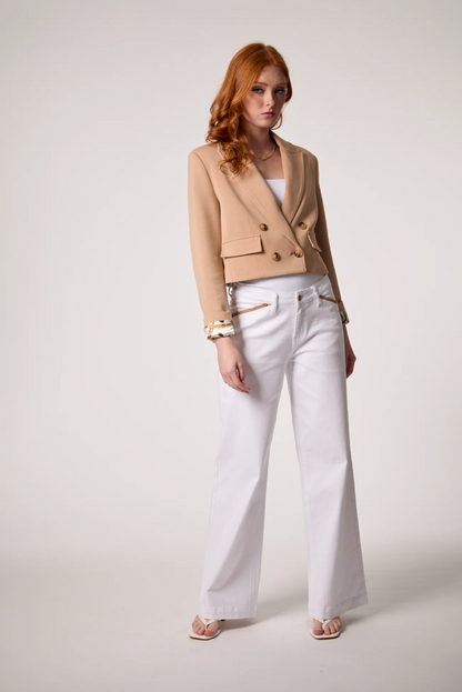 BLUE REVIVAL CHLOE CROPPED HOODED BLAZER