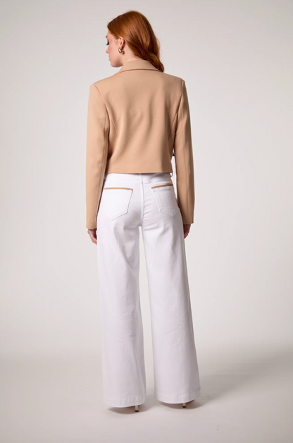 BLUE REVIVAL CHLOE CROPPED HOODED BLAZER