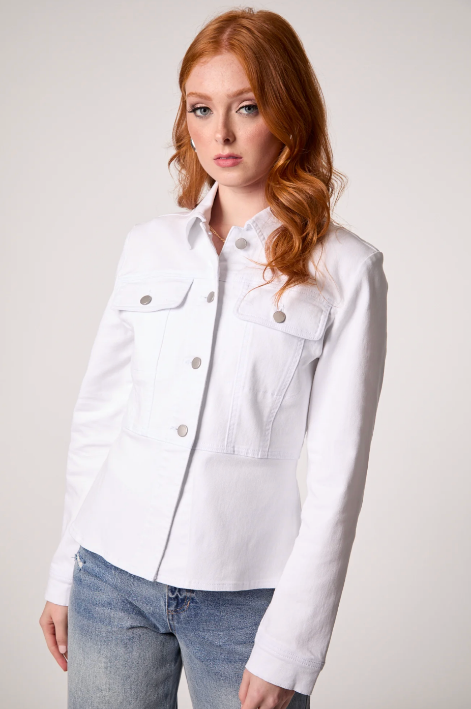 BLUE REVIVAL PIPER PEPLUM JACKET
