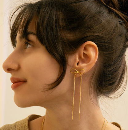 AMANO STUDIO BETH BOW EARRINGS