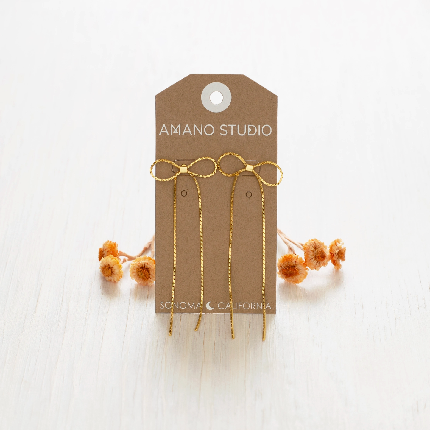 AMANO STUDIO BETH BOW EARRINGS
