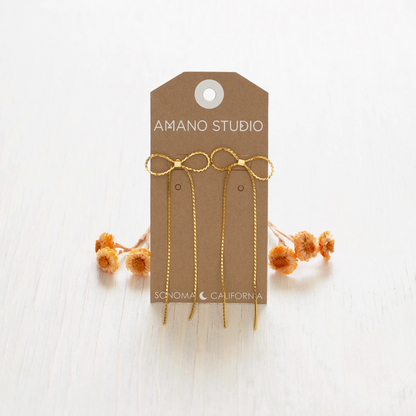 AMANO STUDIO BETH BOW EARRINGS