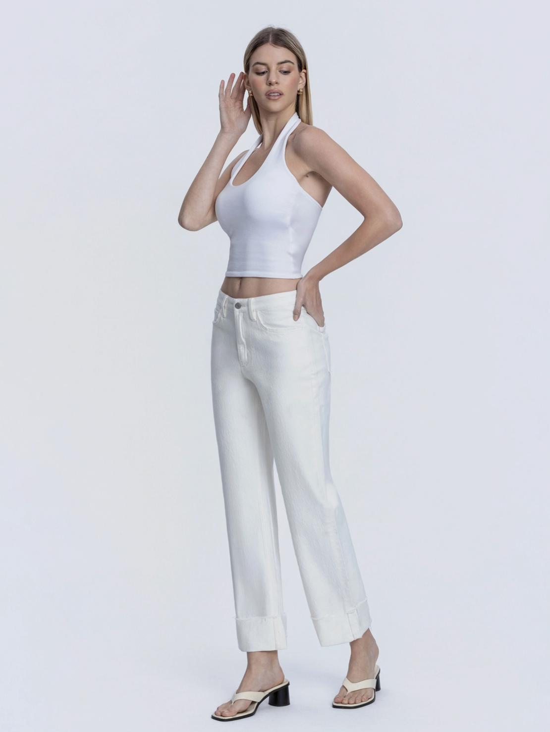 VERVET OPTIC WHITE JEANS