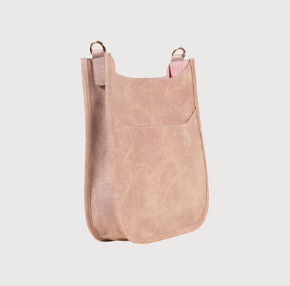 AHDORNED CLASSIC VEGAN LEATHER MESSENGER BAG