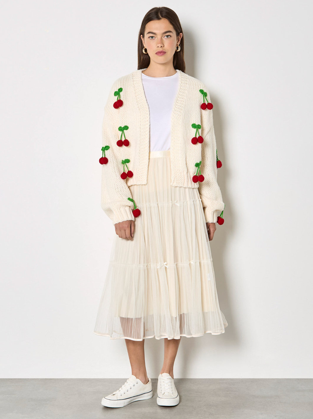APRICOT CHERRY CARDIGAN