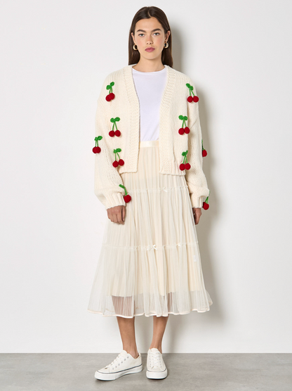 APRICOT CHERRY CARDIGAN