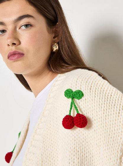 APRICOT CHERRY CARDIGAN