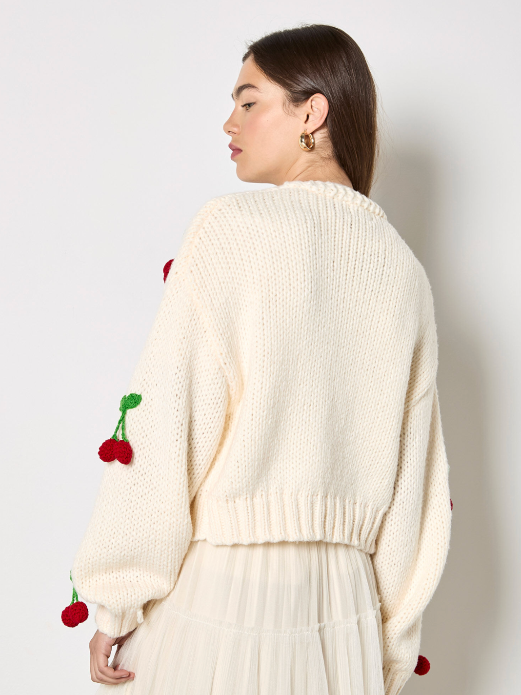 APRICOT CHERRY CARDIGAN