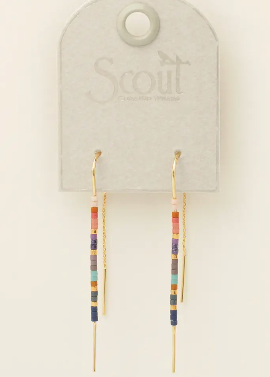 SCOUT MIYUKI THREAD EARRINGS
