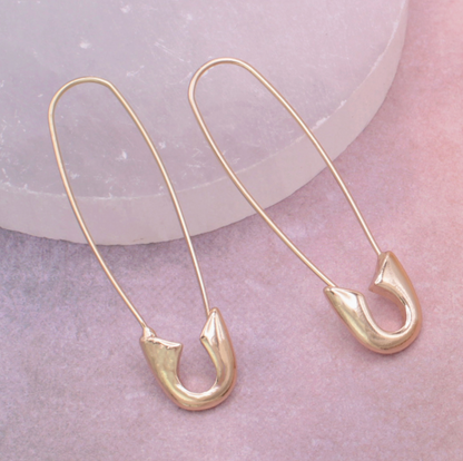 ZAD SAFETY PIN EARRINGS
