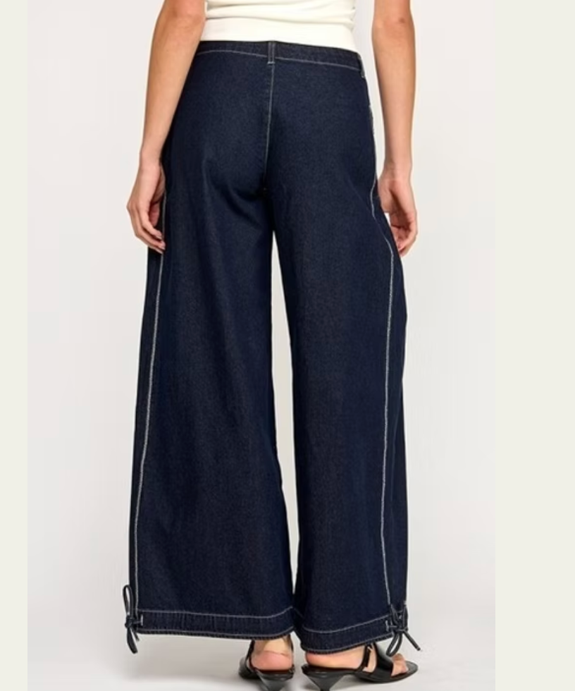 MISS LOVE DONNA WIDE LEG JEANS