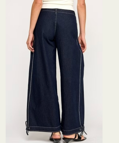 MISS LOVE DONNA WIDE LEG JEANS