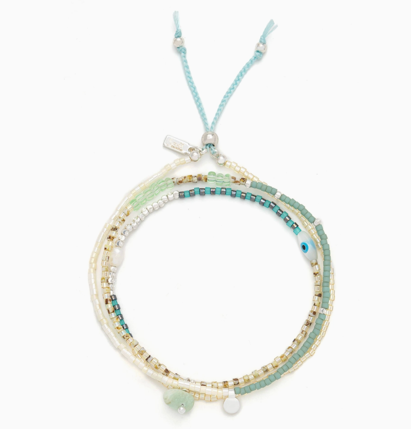 SCOUT MIXED MEDIA WRAP BRACELET NECKLACE DUO