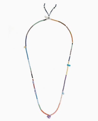 SCOUT MIXED MEDIA WRAP BRACELET NECKLACE DUO