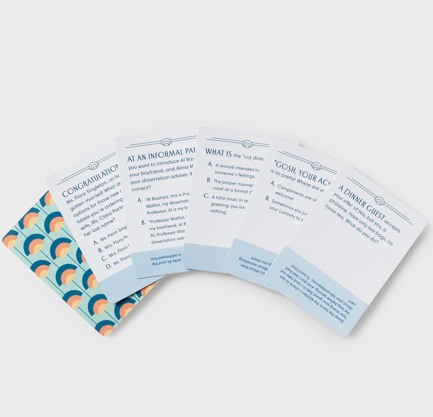 PENGUIN RANDOM HOUSE MIND YOUR MANNERS TRIVA GAME