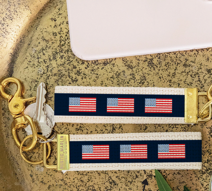 RUSTIC MARLIN KEYCHAIN