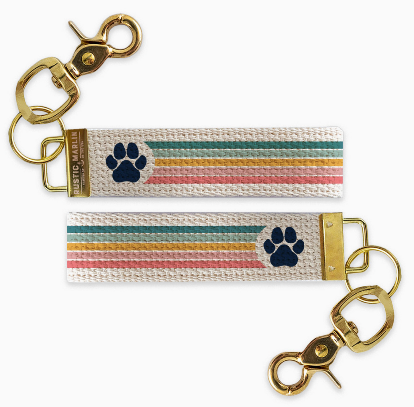RUSTIC MARLIN KEYCHAIN