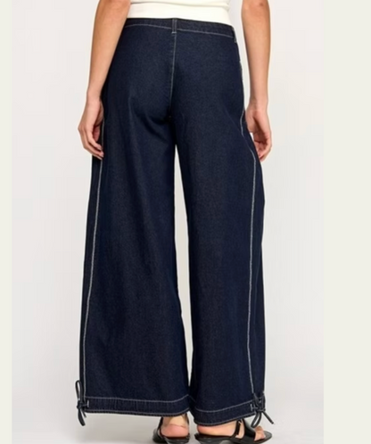 MISS LOVE BALLOON WIDE LEG PANTS