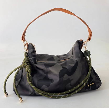 PRETTY SIMPLE NIKKI NYLON SHOULDER BAG