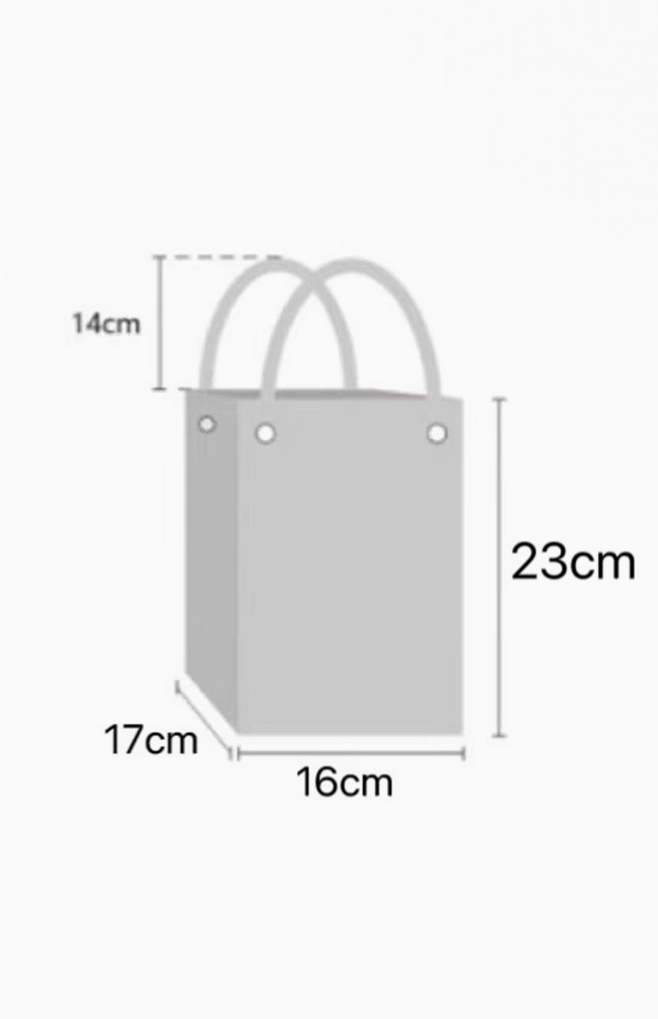 LA SOCIETY HANDLE TOTE BAG