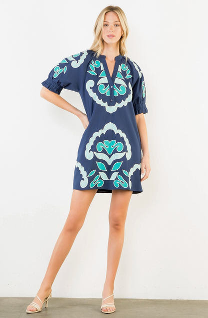 THML OCEANIA MINI DRESS