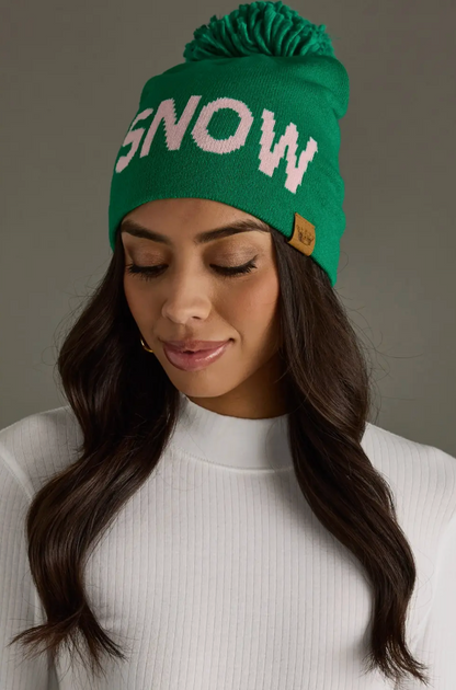 PANACHE SNOW COOL POM BEANIE