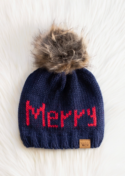 PANACHE VERY MERRY POM BEANIE