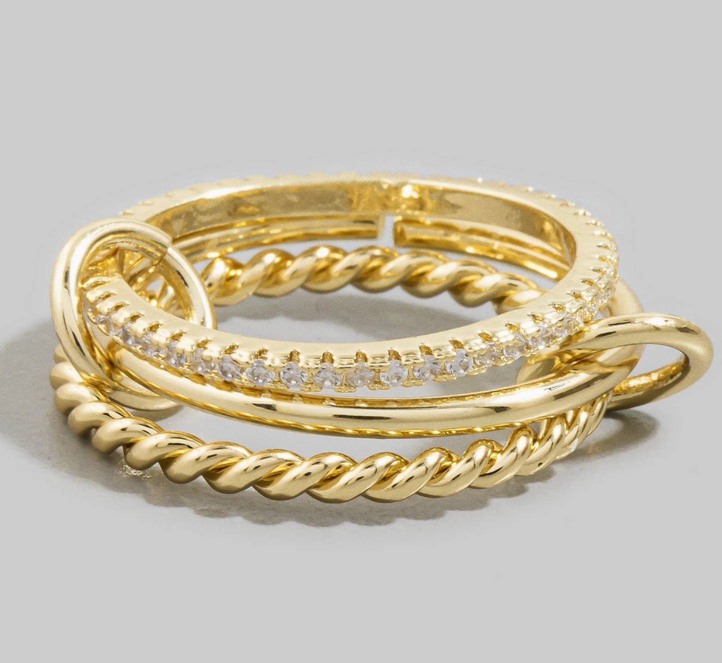 ANARCHY STREET STACKED RING SET