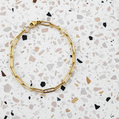 ADORNIA PAPERCLIP CHAIN BRACELET