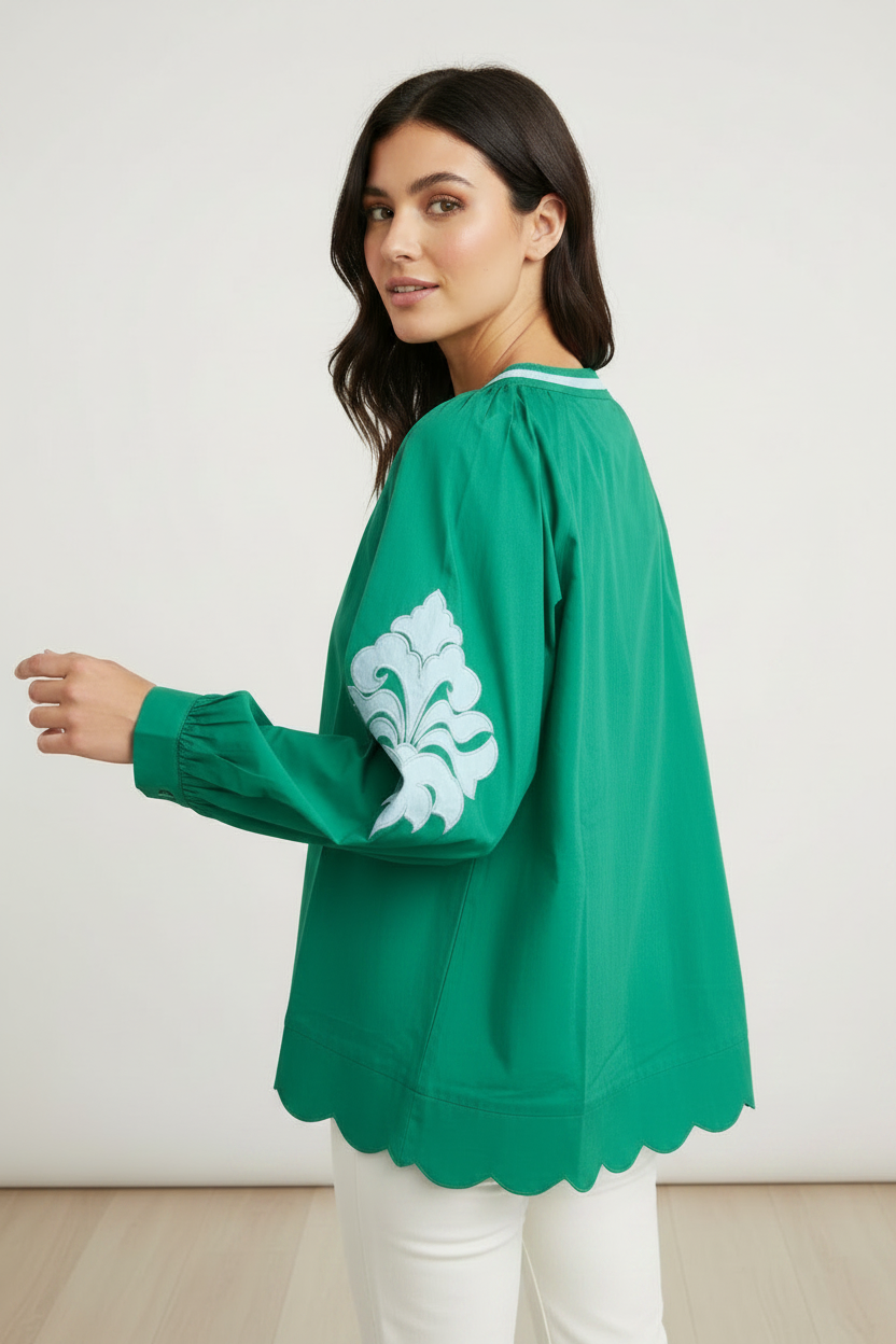 ODDI YES PEAS BLOUSE