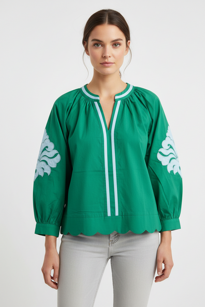 ODDI YES PEAS BLOUSE