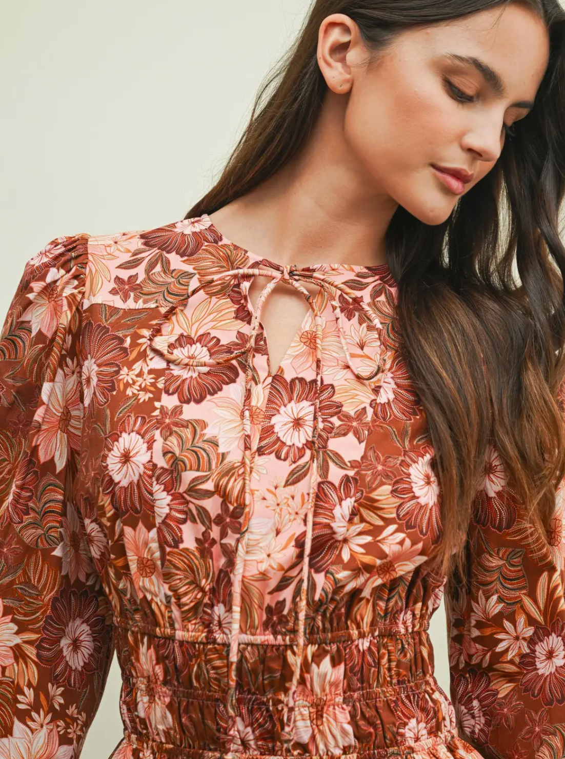 STRUT & BOLT RETRO FLORA BLOUSE