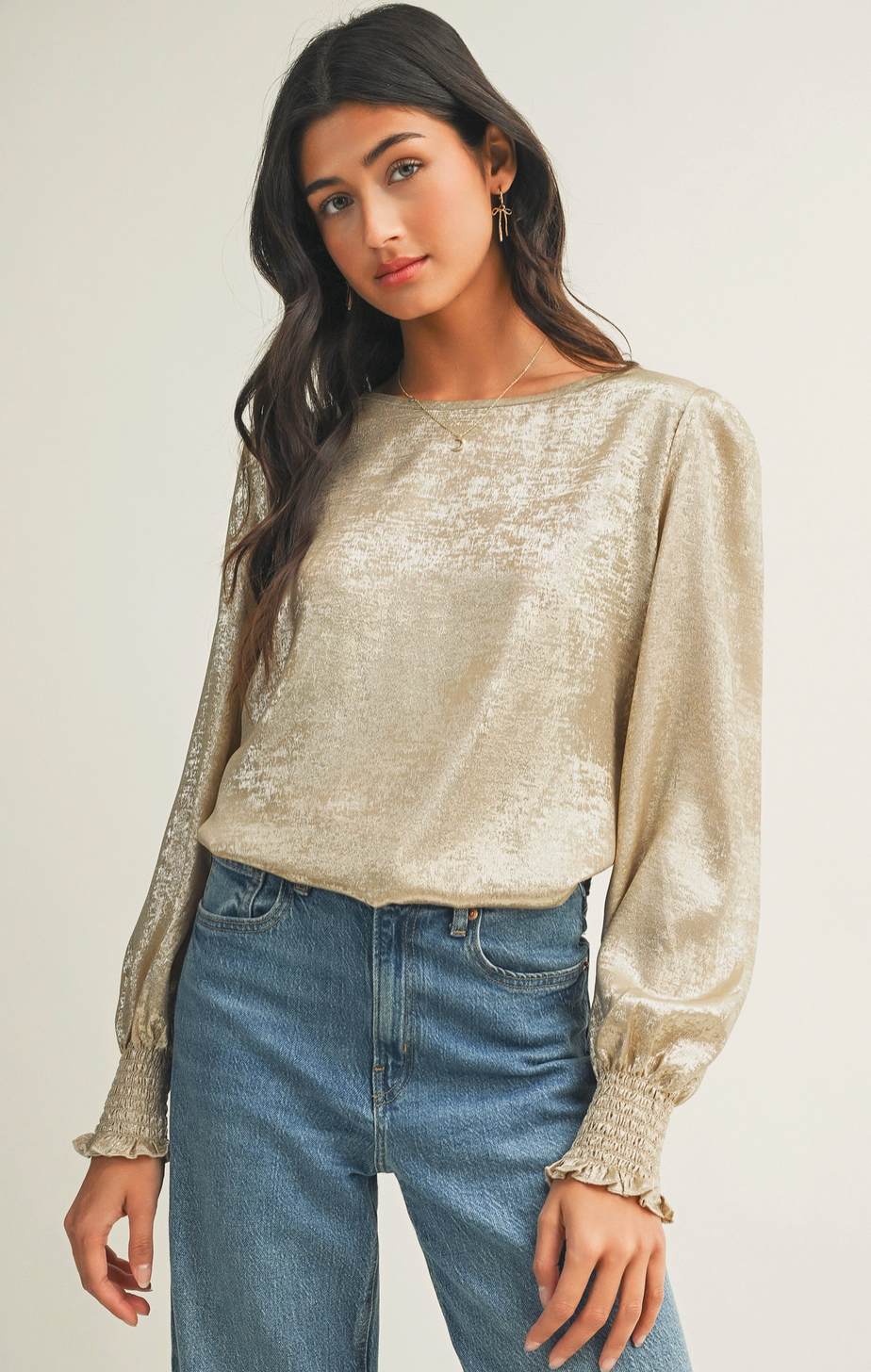 LITTLE DAISY CLOSET SHIMMER BLOUSE